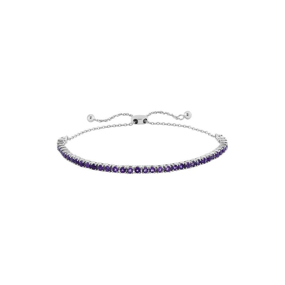 Effy Fine Jewelry Silver 1.15 Ct. Tw. Amethyst Bracelet